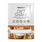Boisson protéinée en poudre BioTechUSA Diet Shake riche en fibres alimentaires, pauvre en matière grasse, composé de super-aliments, sans huile de palme.