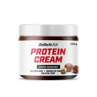 Protein Cream s'adaptera à votre régime alimentaire avec un délicieux goût de cacao et 17% de protéine. Découvrez la pâte à tartiner protéinée de BioTechUSA !
