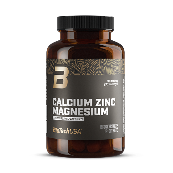 Calcium Zinc Magnesium from organic sources - 90 comprimés