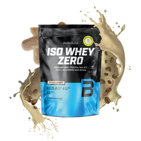 BioTechUSA Iso Whey Zero à teneur réduite en lactose poudre de boisson à base d'isolat de protéine de lactosérum, sans gluten ni sucres, avec des saveurs fantastiques. Sa teneur en protéines aide à augmenter la masse musculaire.