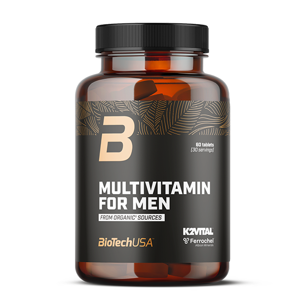 Multivitamin For Men from organic sources - 60 comprimés