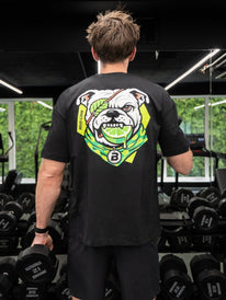 T-shirt unisexe oversize en édition limitée (Menthe - citron vert) - BioTechUSA France