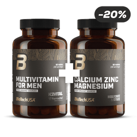 Multivitamin For Men + Calcium Zinc Magnesium from organic sources - BioTechUSA France