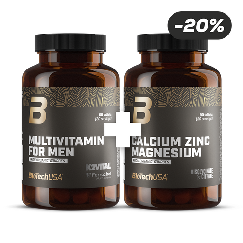 Multivitamin For Men + Calcium Zinc Magnesium from organic sources