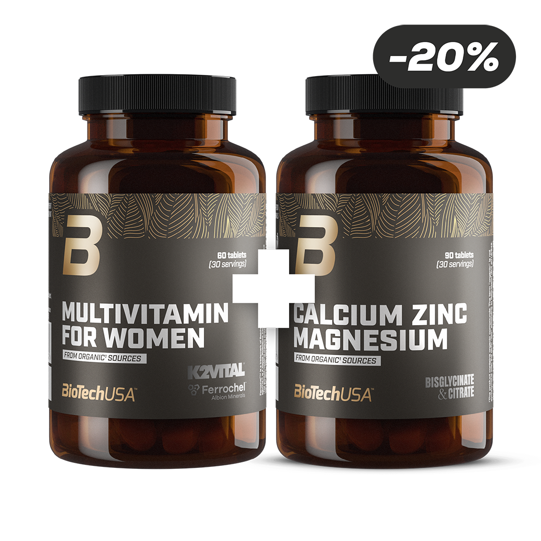 Multivitamin For Women + Calcium Zinc Magnesium from organic sources