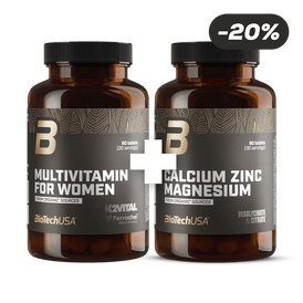 Multivitamin For Women + Calcium Zinc Magnesium from organic sources - BioTechUSA France