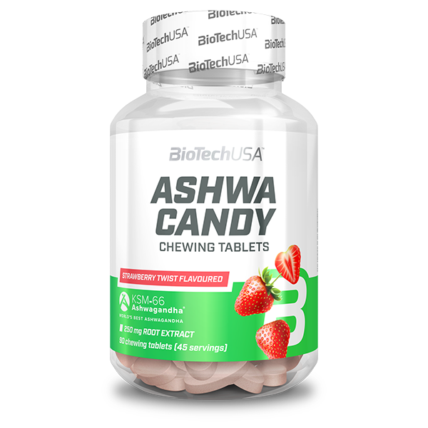 Ashwa Candy - 90 comprimés à mâcher strawberry twist