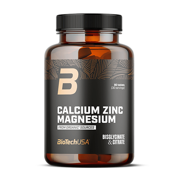 Calcium Zinc Magnesium from organic sources - 90 comprimés