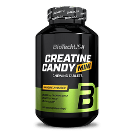 Creatine Candy Mini - 240 tablettes à croquer - BioTechUSA France