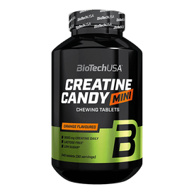 Creatine Candy Mini - 240 tablettes à croquer - BioTechUSA France