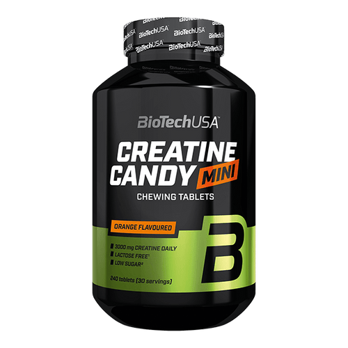 Creatine Candy Mini - 240 tablettes à croquer - BioTechUSA France