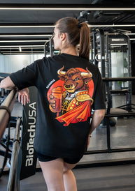 T-shirt unisexe oversize en édition limitée (Sangría) - BioTechUSA France