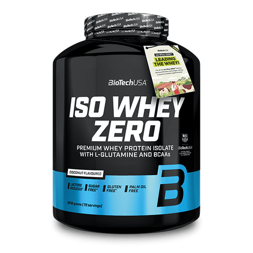 Iso Whey Zero poudre de protéine isolat - 1816 g - BioTechUSA France
