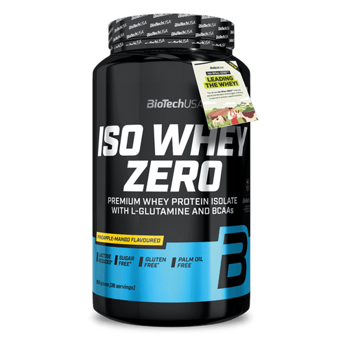 Iso Whey Zero poudre de protéine isolat - 908 g - BioTechUSA France