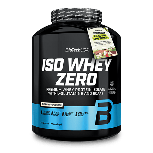 Iso Whey Zero poudre de protéine isolat - 1816 g - BioTechUSA France