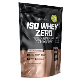 Iso Whey Zero Caffé latte - 454 g - BioTechUSA France