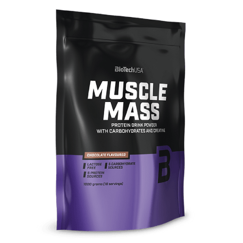 Boisson en poudre Muscle Mass aux hydrates de carbone et aux protéines - 1000 g