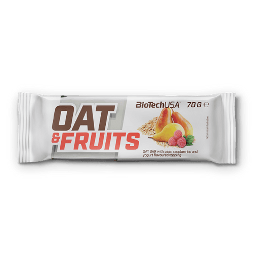 Oat&Fruit barre aux flocons d’avoine - 70 g - BioTechUSA France