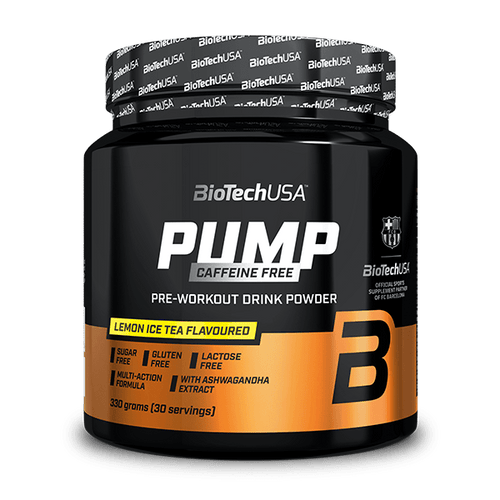 Poudre pour boisson Pump Caffeine Free - 330 g - BioTechUSA France