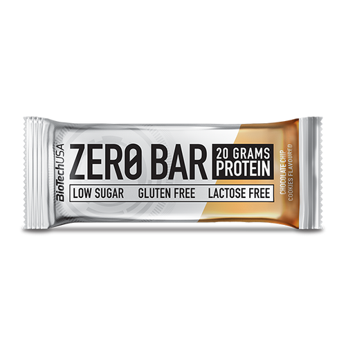 Zero Bar par BioTechUSA est une barre protéinée sans enrobage avec une forte teneur en protéines, sans aspartame, lactose et gluten.