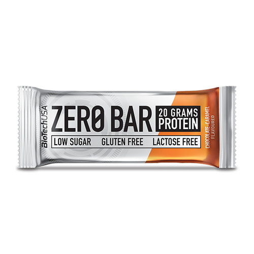 Zero Bar par BioTechUSA est une barre protéinée sans enrobage avec une forte teneur en protéines, sans aspartame, lactose et gluten.