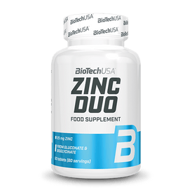 Zinc Duo - 60 comprimés - BioTechUSA France