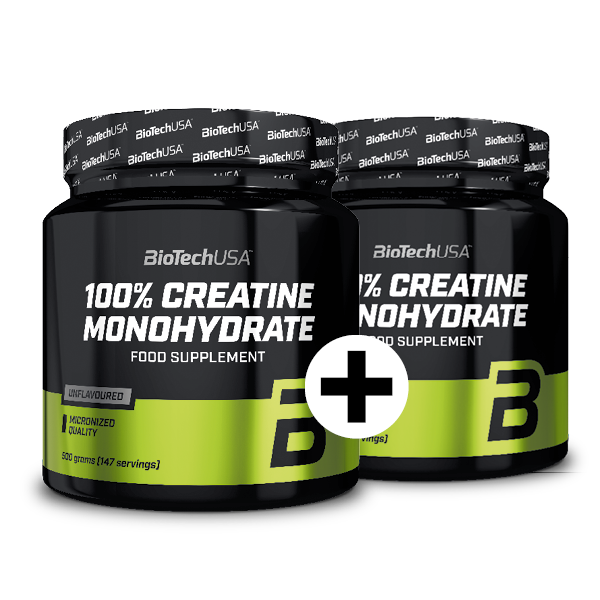 100% Micronized Creatine Monohydrate 2x500 g