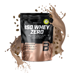 BioTechUSA Iso Whey Zero à teneur réduite en lactose poudre de boisson à base d'isolat de protéine de lactosérum, sans gluten ni sucres, avec des saveurs fantastiques. Sa teneur en protéines aide à augmenter la masse musculaire.