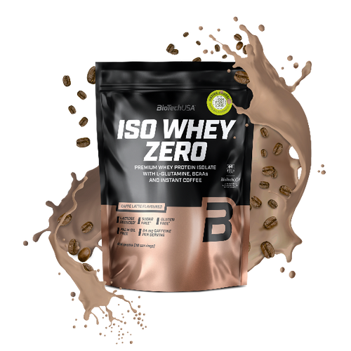 BioTechUSA Iso Whey Zero à teneur réduite en lactose poudre de boisson à base d'isolat de protéine de lactosérum, sans gluten ni sucres, avec des saveurs fantastiques. Sa teneur en protéines aide à augmenter la masse musculaire.
