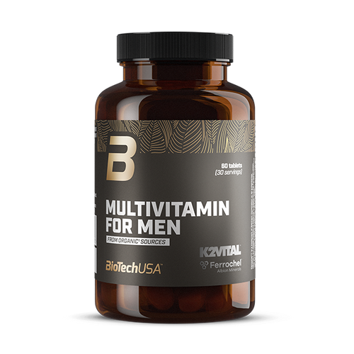 Multivitamin For Men from organic sources - 60 comprimés