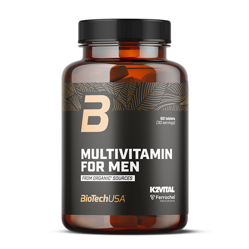 Multivitamin For Men from organic sources - 60 comprimés