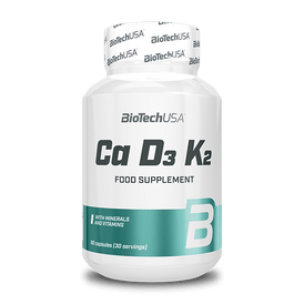 Ca D3 K2 - 90 capsules - BioTechUSA France