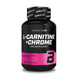 L - Carnitine + Chrome - 60 gélules - BioTechUSA France
