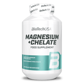 Magnesium + Chelate - 60 gélules - BioTechUSA France